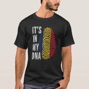 Camiseta Está En Mi ADN Bandera de Rumania Rumano