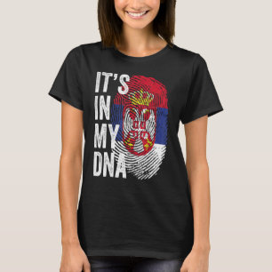Camiseta Está En Mi Adn Bandera De Serbia Equipo De Fútbol 