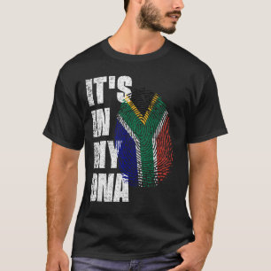 Camiseta ESTÁ EN MI ADN Bandera de Sudáfrica