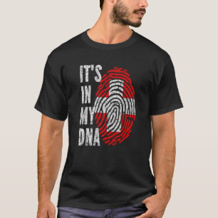Camiseta Está En Mi Adn Bandera De Suiza Suizo