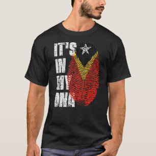 Camiseta Está en mi ADN Bandera de Timor Oriental