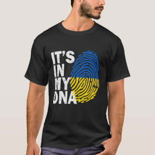 Camiseta ESTÁ EN MI ADN Bandera de Ucrania, ucraniano