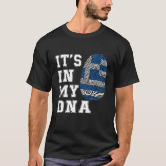 Camiseta Está en mi ADN Bandera griega orgullosa de Grecia