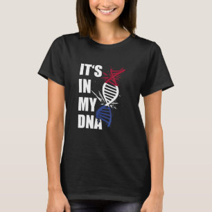 Camiseta Está en mi ADN Bandera Holandesa raíces holandesas