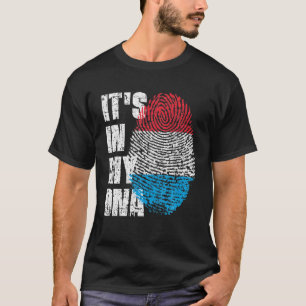 Camiseta Está en mi ADN Bandera luxemburguesa luxemburguesa