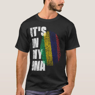 Camiseta ESTÁ EN MI ADN Bandera Mauricio