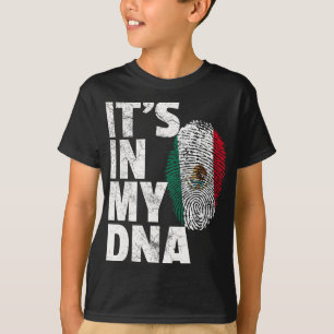 Camiseta Está En Mi Adn Bandera Mexicana De México Cinco De
