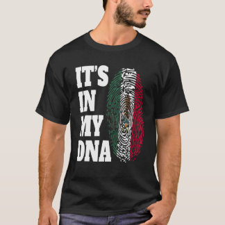 Camiseta Está En Mi ADN Bandera México Mexicano Ciudad de M