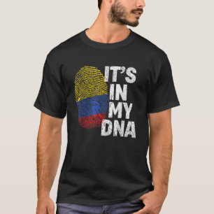 Camiseta Está en mi ADN Bandera Nacional colombiana