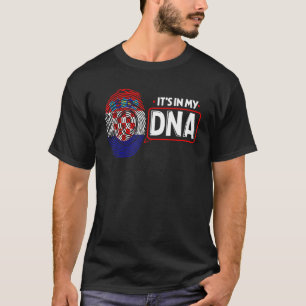 Camiseta Está En Mi ADN Bandera Nacional Croata Patriótico