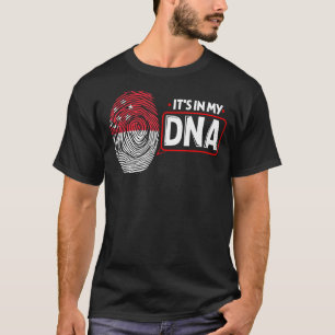 Camiseta Está En Mi ADN Bandera Nacional Patriótica De Sing