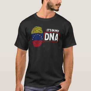 Camiseta Está En Mi ADN Bandera Nacional Patriótico Venezol
