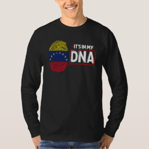 Camiseta Está En Mi ADN Bandera Nacional Patriótico Venezol