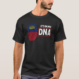 Camiseta Está En Mi ADN Bandera Nacional Patriotismo Liecht