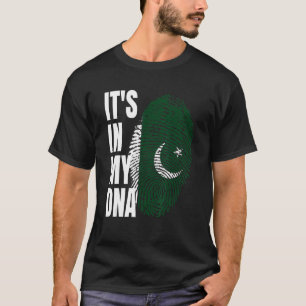 Camiseta Está en mi ADN Bandera paquistaní islámica paquist