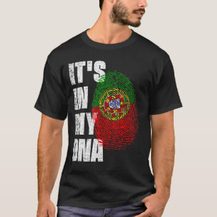 Camiseta ESTÁ EN MI ADN Bandera Portugal