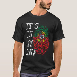 Camiseta ESTÁ EN MI ADN Bandera portuguesa Amo Portugal