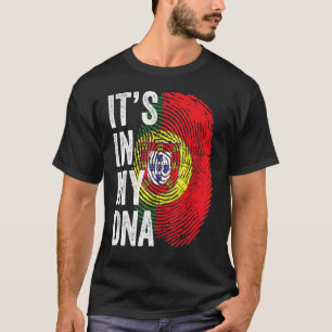 Camiseta Está En Mi Adn Bandera Portuguesa Portugal Fútbol 