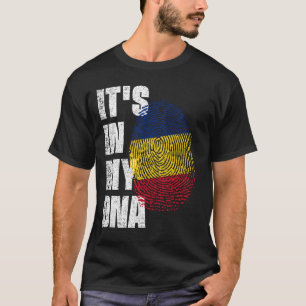 Camiseta ESTÁ EN MI ADN Bandera Rumania
