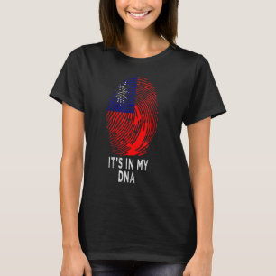 Camiseta Está en mi ADN Bandera taiwanesa orgullosa de Taiw