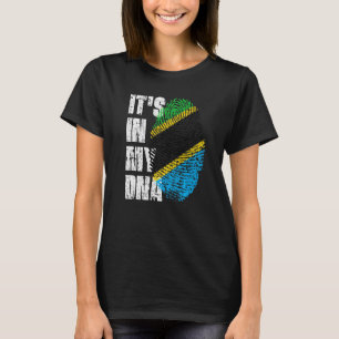 Camiseta Está en mi ADN Bandera tanzana tanzana