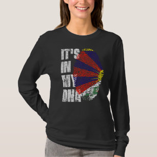 Camiseta Está en mi ADN Bandera tibetana