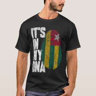 Camiseta Está en mi ADN Bandera togolesa orgullosa de Togo