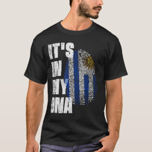 Camiseta ESTÁ EN MI ADN Bandera Uruguay