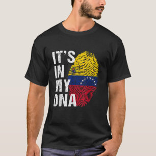 Camiseta Está en mi ADN Bandera venezolana del Orgullo vene