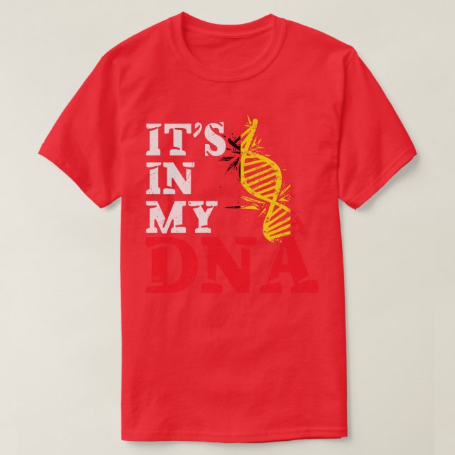 Camiseta Está en mi ADN Bélgica (Diseño del anverso)