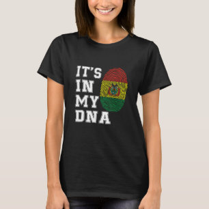 Camiseta Está En Mi ADN Bolivianos Orgullosos Bandera De Bo