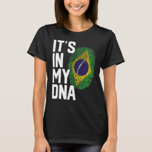 Camiseta ESTÁ EN MI ADN Brasil Raíz del Patrimonio de la Ba