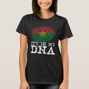 Camiseta Está En Mi ADN Burkinabe Cool Africano Burkina Fa