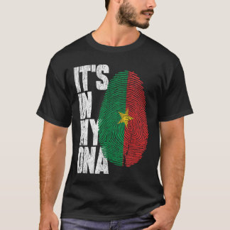 Camiseta Está en mi ADN Burkinabe Shirt Orgulloso regalo