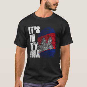Camiseta Está en mi ADN camboyano - Khmer Kampuchea Cambodi
