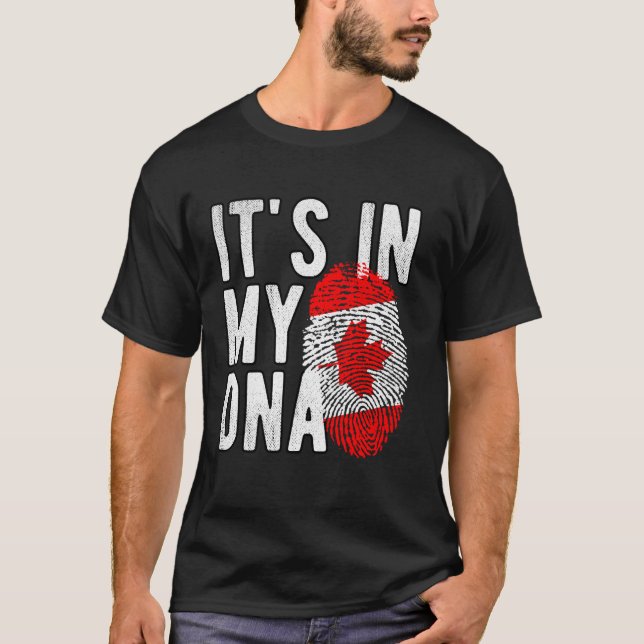 Camiseta Está en mi ADN Canadá (Anverso)