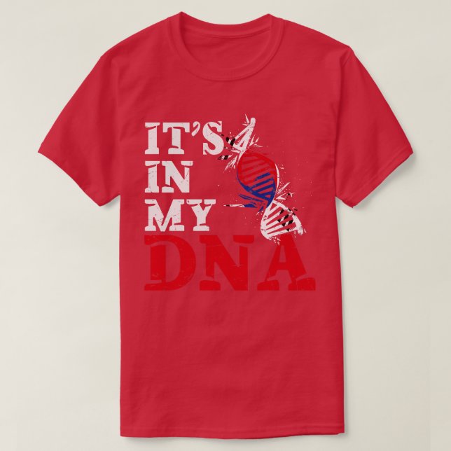 Camiseta Está en mi ADN Corea del Sur (Diseño del anverso)