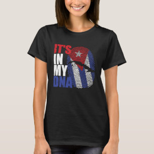 Camiseta Está en mi ADN Cuba Bandera Cubana