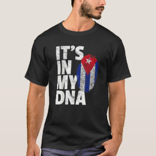 Camiseta Está En Mi Adn Cuba Bandera Orgullo Cubano Hombres