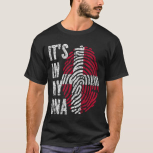 Camiseta ESTÁ EN MI ADN Dinamarca Hombres Hombres Mujeres N