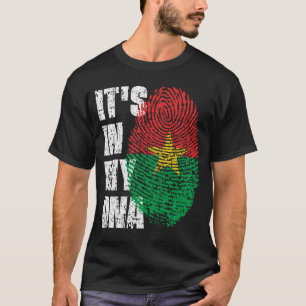 Camiseta ESTÁ EN MI ADN El regalo del Chica de la bandera b