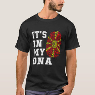 Camiseta Está en mi ADN Eslava Orgullosa Bandera del Norte 