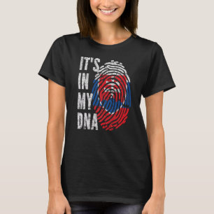 Camiseta Está en mi ADN Eslovaquia Bandera eslovaca