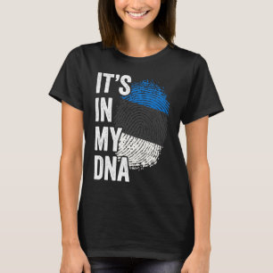 Camiseta ESTÁ EN MI ADN Estonia Bandera Estonio Raíces Orgu