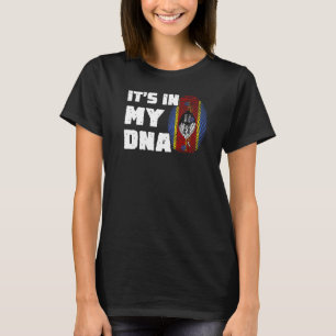 Camiseta Está En Mi ADN Eswatini Bandera Huella Dactilar Ho