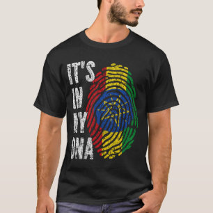 Camiseta ESTÁ EN MI ADN Etíopes Hombres Hombres Mujeres Niñ