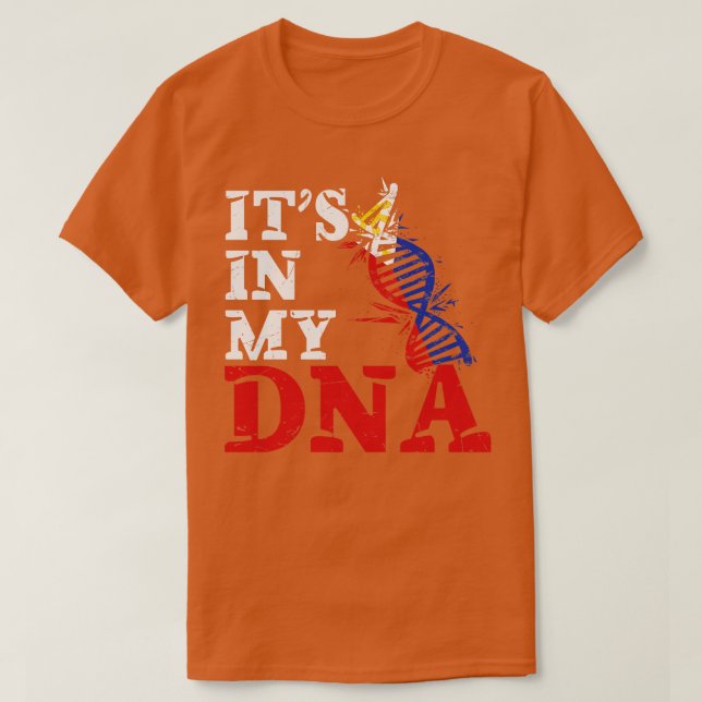 Camiseta Está en mi ADN Filipinas (Diseño del anverso)