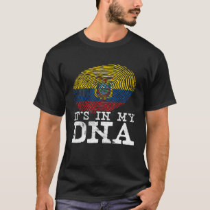Camiseta Está en mi ADN Guay ecuatoriano hispano Ecuador F