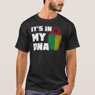 Camiseta Está en mi ADN Guinea Bissau Bandera de los hombre