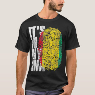Camiseta Está en mi ADN Guineano regalo africano Guay Guine